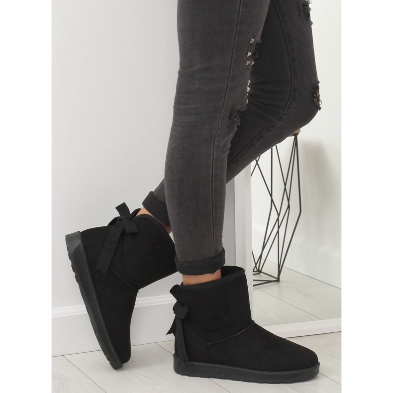 Emusy Schneestiefel schwarz 6608 Black 1