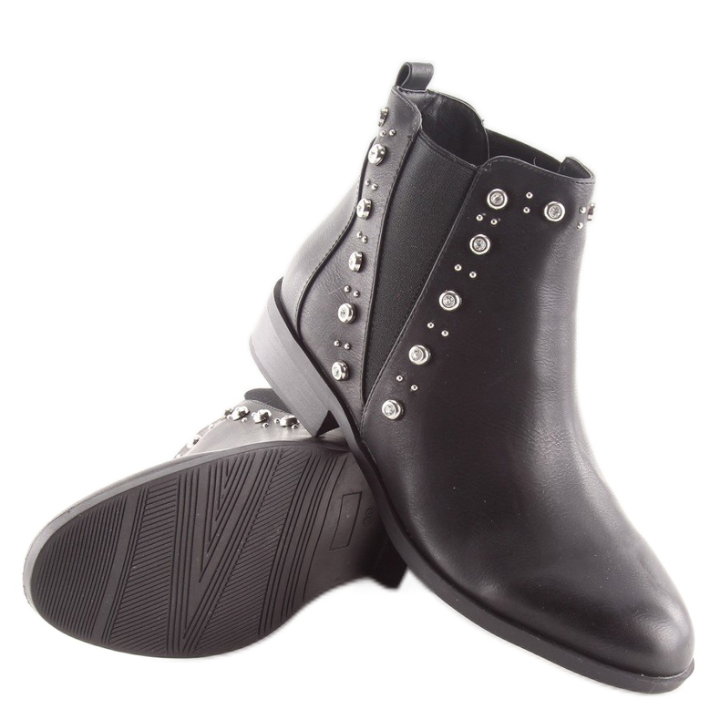 Schwarze Chelsea-Boots für Damen M275 Schwarz 2