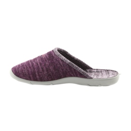 Befado Damenschuhe 235d152 Hausschuhe lila 2