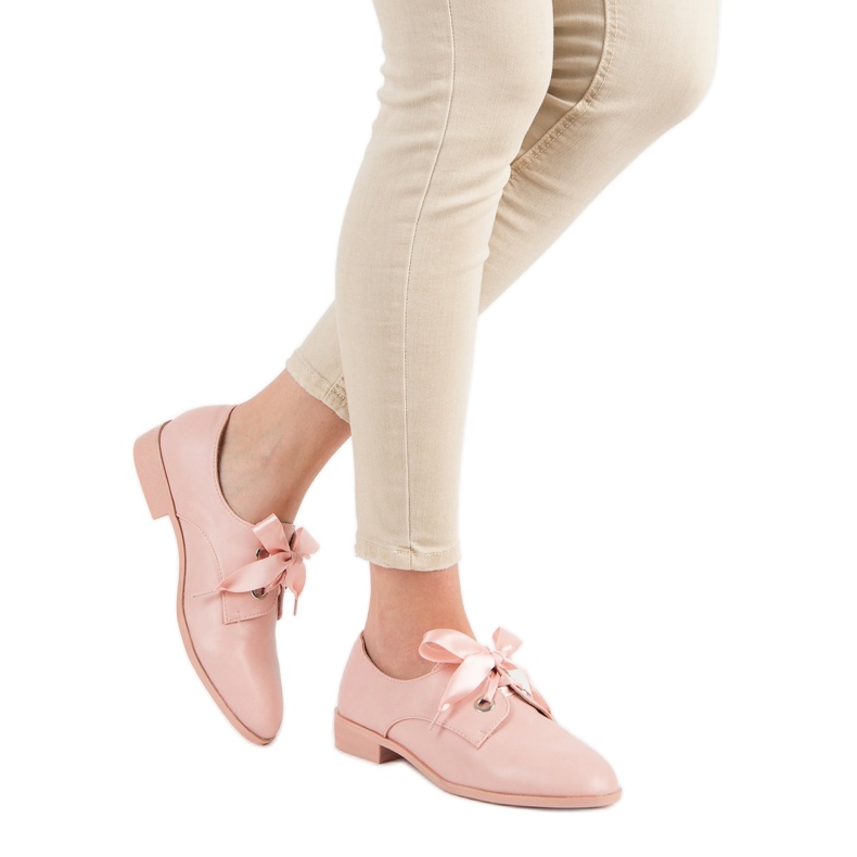 Tina&Co Gebundene Brogues rosa 1
