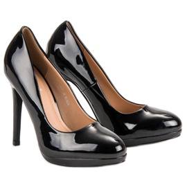 Seastar Sexy lackierte High Heels schwarz 1