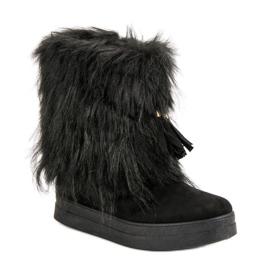 Seastar Schwarze Schneestiefel 1