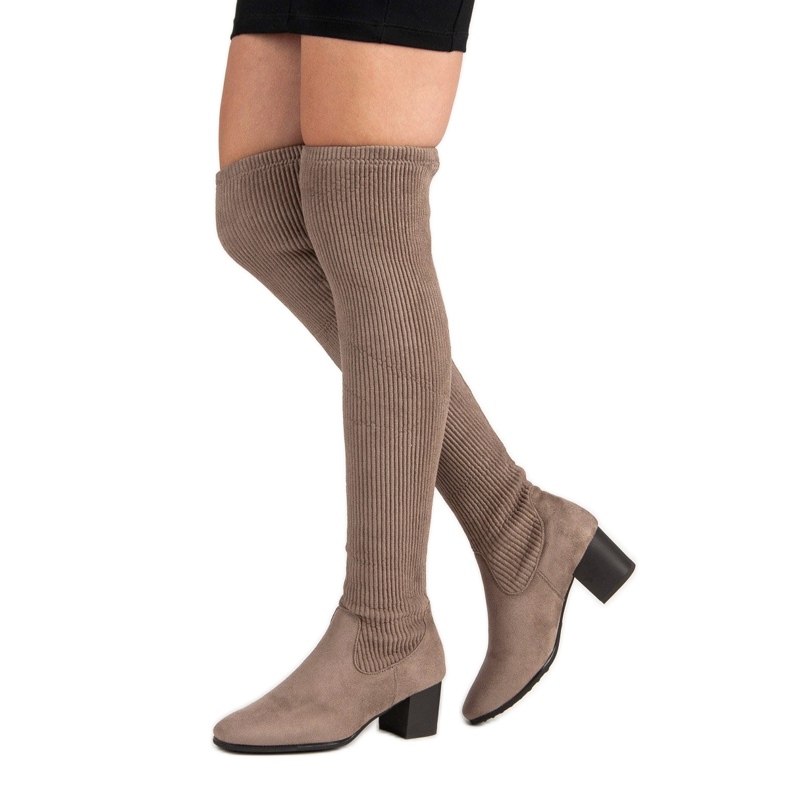 Beige VINCEZA Stiefel 1