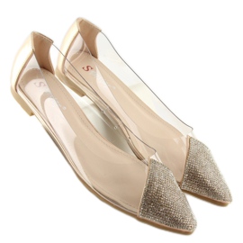 Rosa transparente Ballerinas LT111P Champagner 1