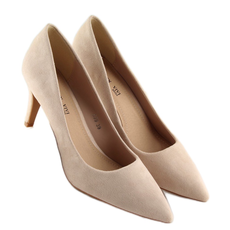 Pumps auf einer Nadel 539 Beige 1