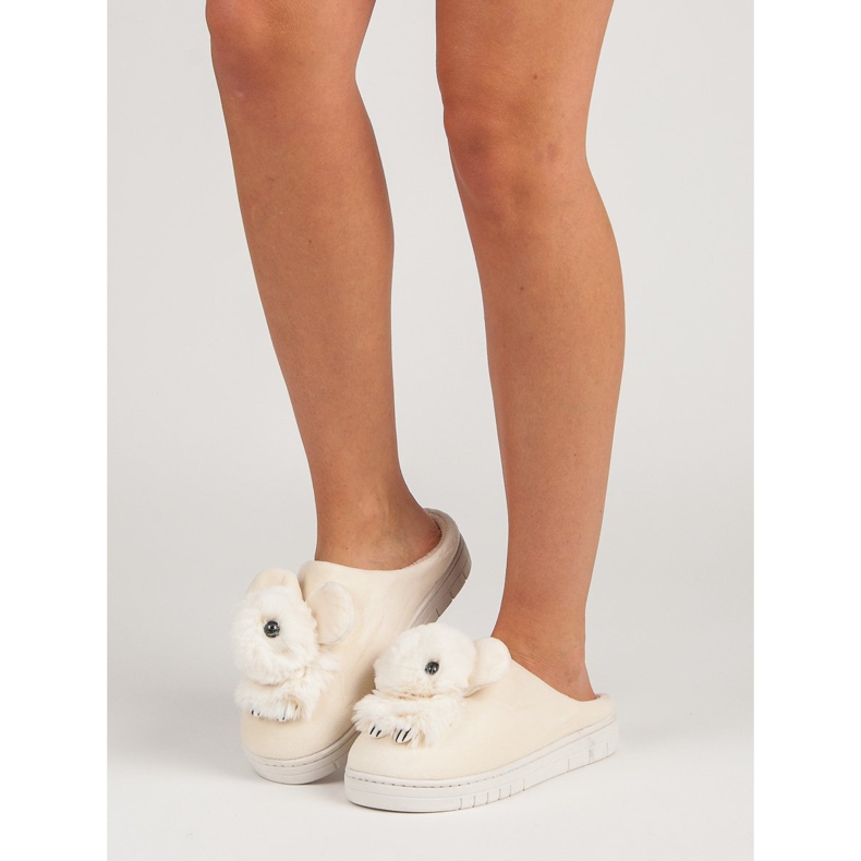 Bequeme Hausschuhe braun 1