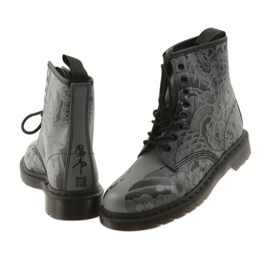 Dr. Martens 1460 OT SCHWARZ grau 5
