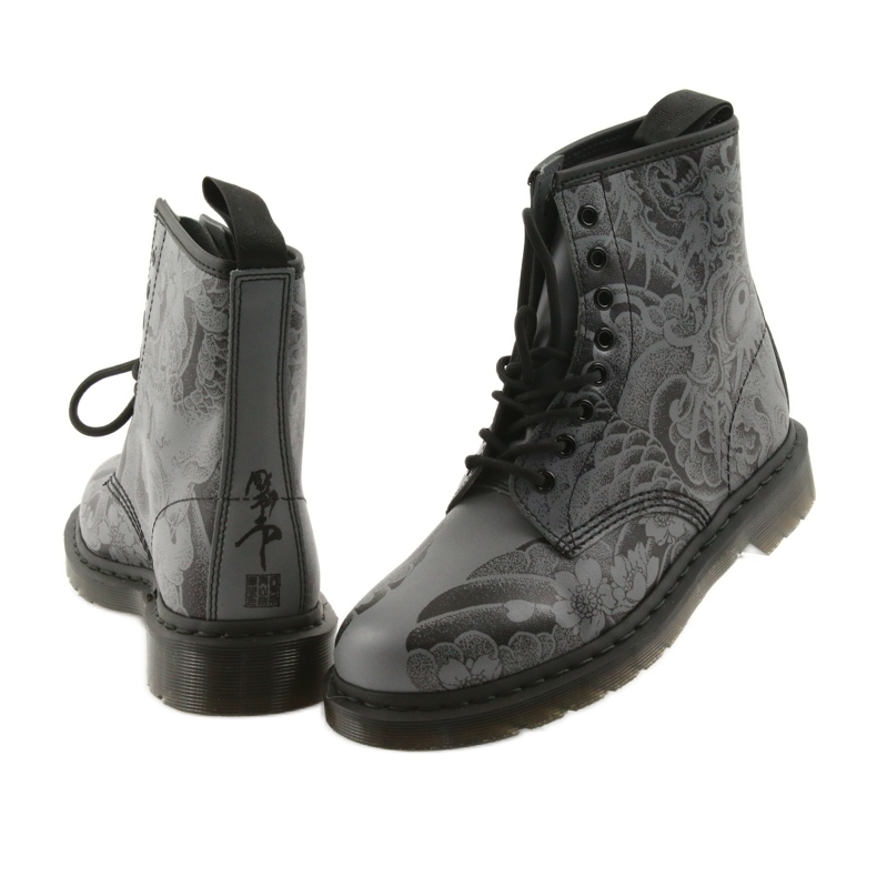 Dr. Martens 1460 OT SCHWARZ grau 5
