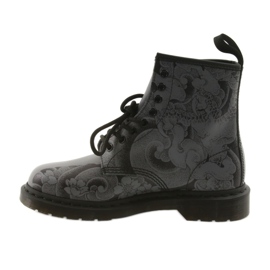Dr. Martens 1460 OT SCHWARZ grau 2