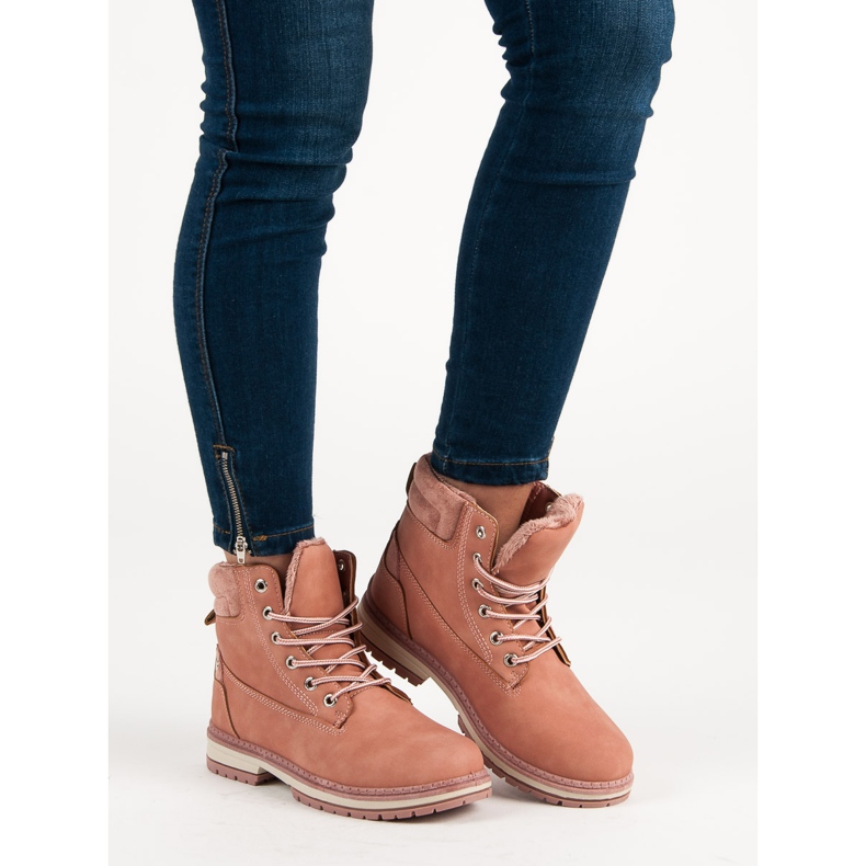 Juliet Warme Wanderschuhe rosa 1