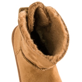 Kamel-Mukluki mit Schleife braun 2