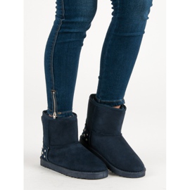 Marineblaues Mukluki mit Jets 2