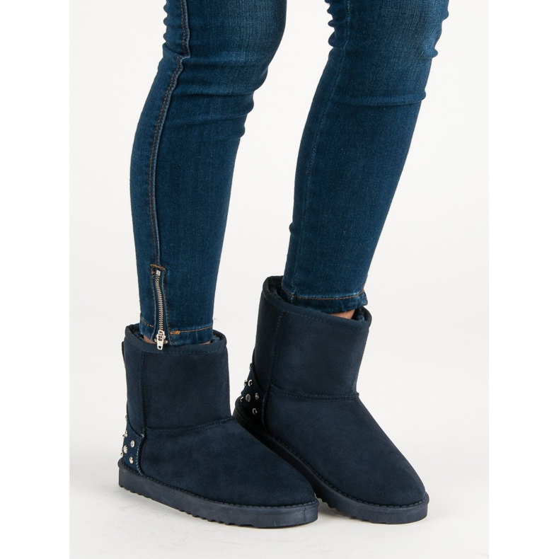 Marineblaues Mukluki mit Jets 2