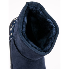 Marineblaues Mukluki mit Jets 1