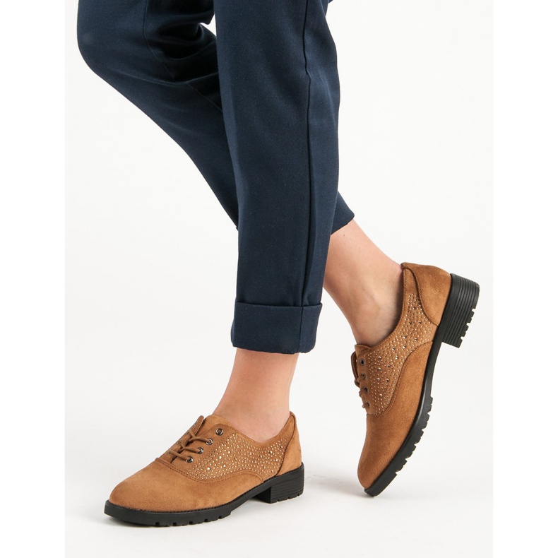 Camel Wildlederschuhe braun 2