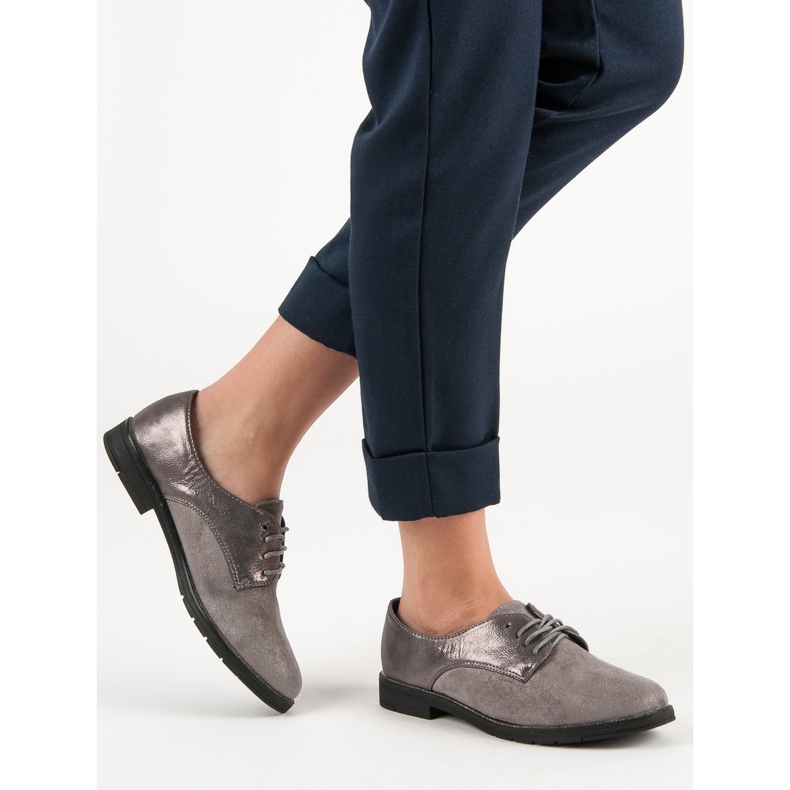 Bestelle Graue Schuhe gelb 2