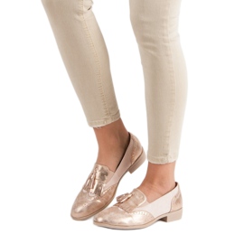 Tina&Co Loafer mit Fransen rosa 1