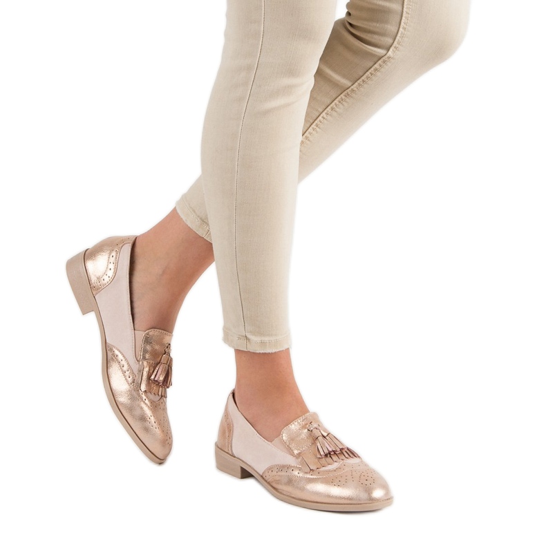 Tina&Co Loafer mit Fransen rosa 2