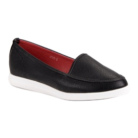 Schwarze Loafer 1