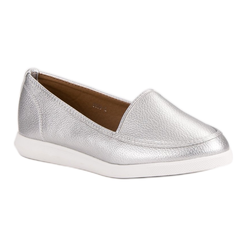Silberne Loafer grau 1