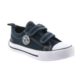 American Club Amerikanische Turnschuhe Kinderschuhe Turnschuhe weiß marineblau 1