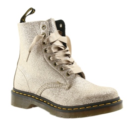 Dr. Martens 1460 PASCAL GLITTER BLASS GOLD golden 1