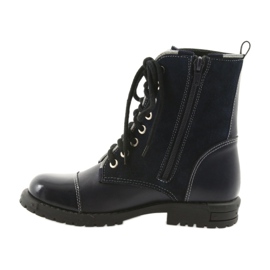 Mädchenstiefel Zarro 69/03 marineblau mehrfarbig grau lila schwarz 2