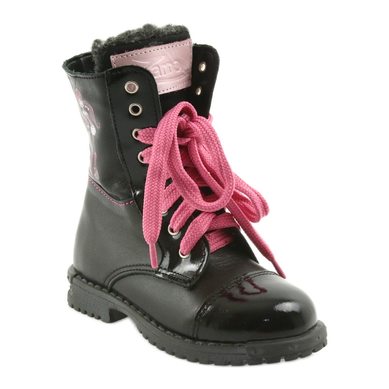 Ren But Stiefel, Kinderschuhe Zarro 38/01 schwarz rosa 1