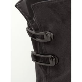 Grau Überstiefel High Heels BH131-HB Grau 1