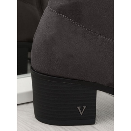 Grau Überstiefel High Heels BH131-HB Grau 2