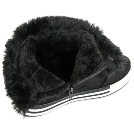 Ideal Shoes Isolierte hohe Sneaker schwarz 1