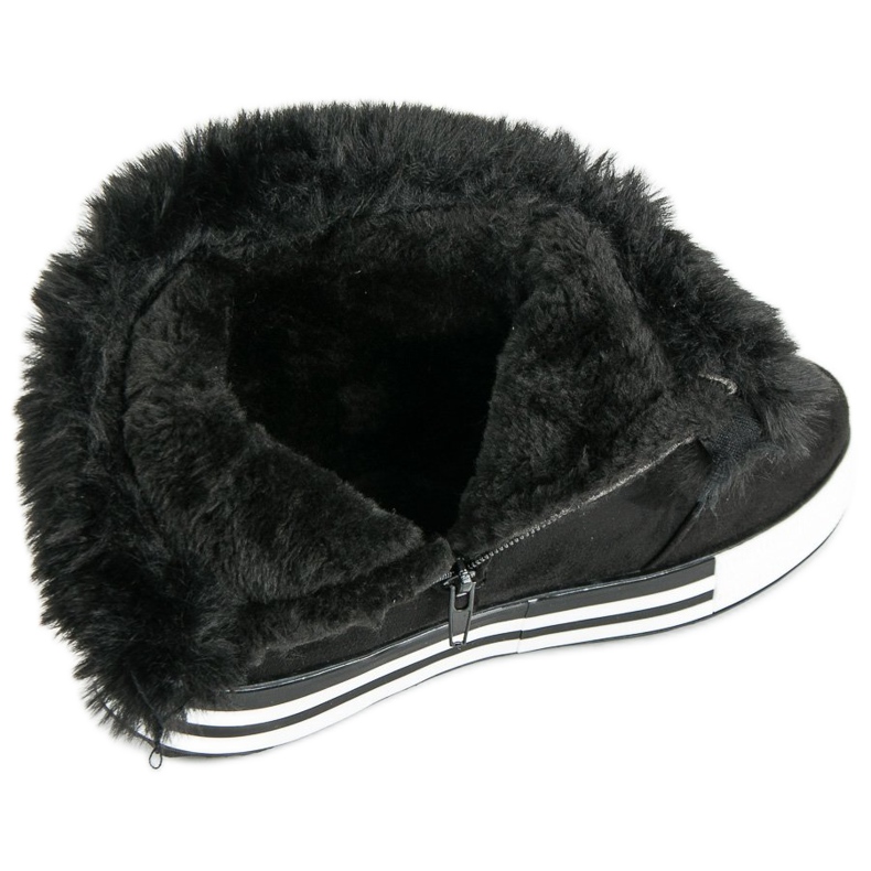 Ideal Shoes Isolierte hohe Sneaker schwarz 1