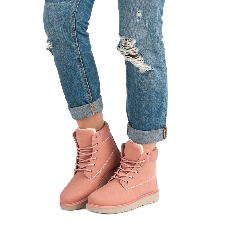 Trapper auf der Plattform rosa 1