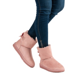 Queentina Rosa Mukluki mit Schleife 2