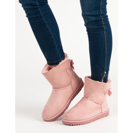 Queentina Rosa Mukluki mit Schleife 1