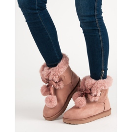 Modischer Puder Mukluki rosa 1