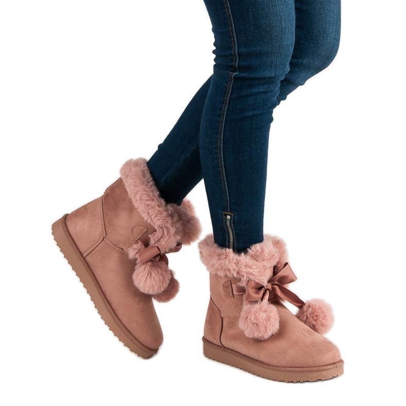 Modischer Puder Mukluki rosa 2