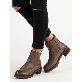 SDS Lässige Chelsea-Boots braun 2