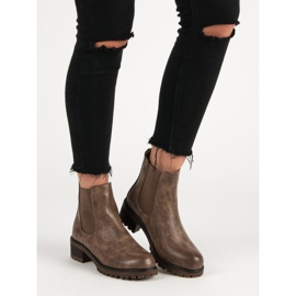 SDS Lässige Chelsea-Boots braun 1