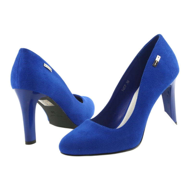Sergio Leone Wildlederschuhe 1457 blau 4