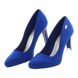 Sergio Leone Wildlederschuhe 1457 blau 3