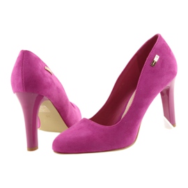 Sergio Leone Wildlederschuhe 1457 rosa 4