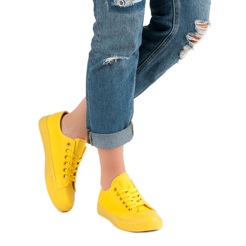 Sport Gelbe Turnschuhe 2