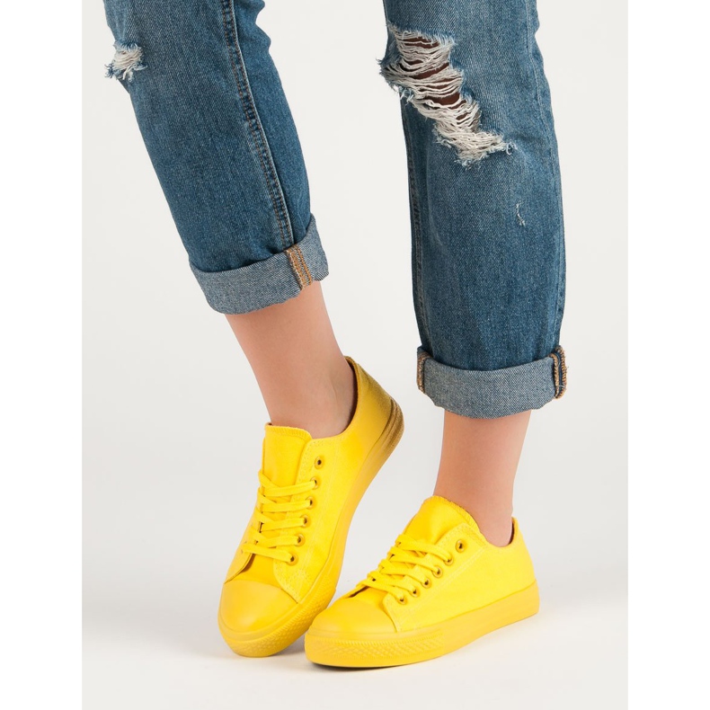 Sport Gelbe Turnschuhe 1