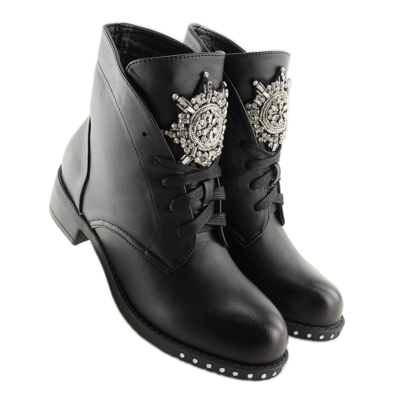 Schwarze Arbeiterinnen für Damen 100-902BO-1 Schwarz 1