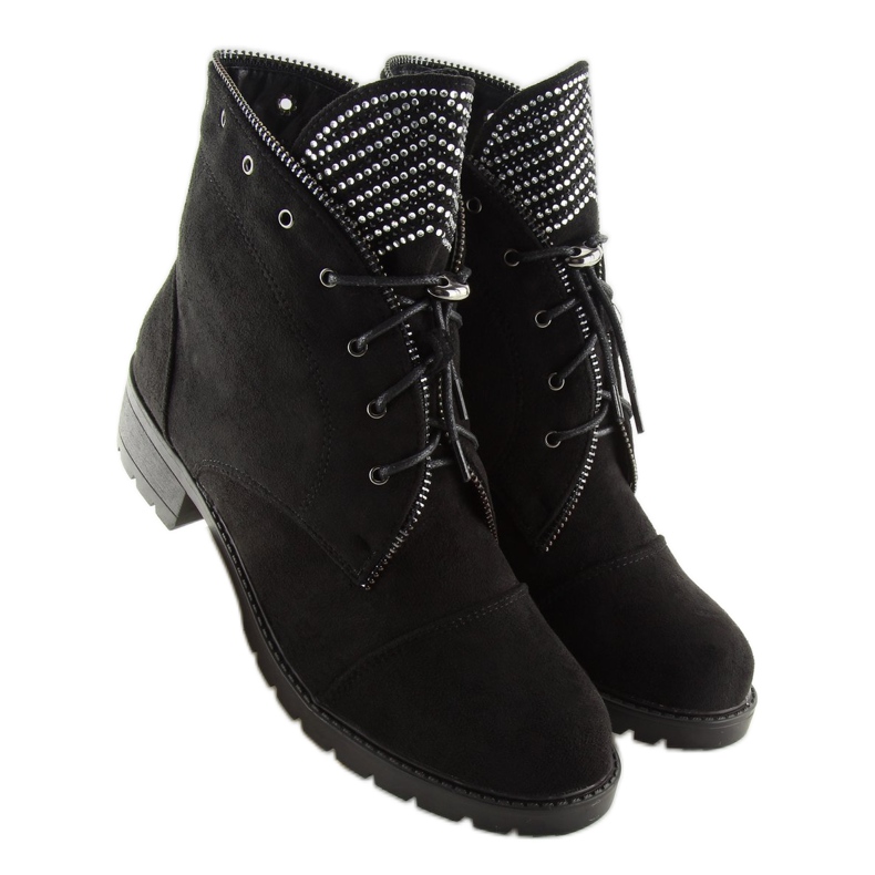 Schwarze Worker für Damen GF055 Schwarz 2