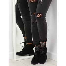 Schwarze Worker für Damen GF055 Schwarz 1