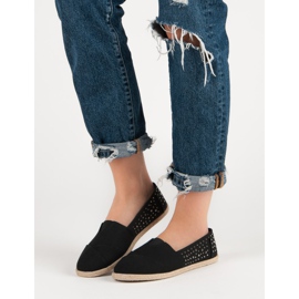 Espadrilles mit Jets schwarz 1