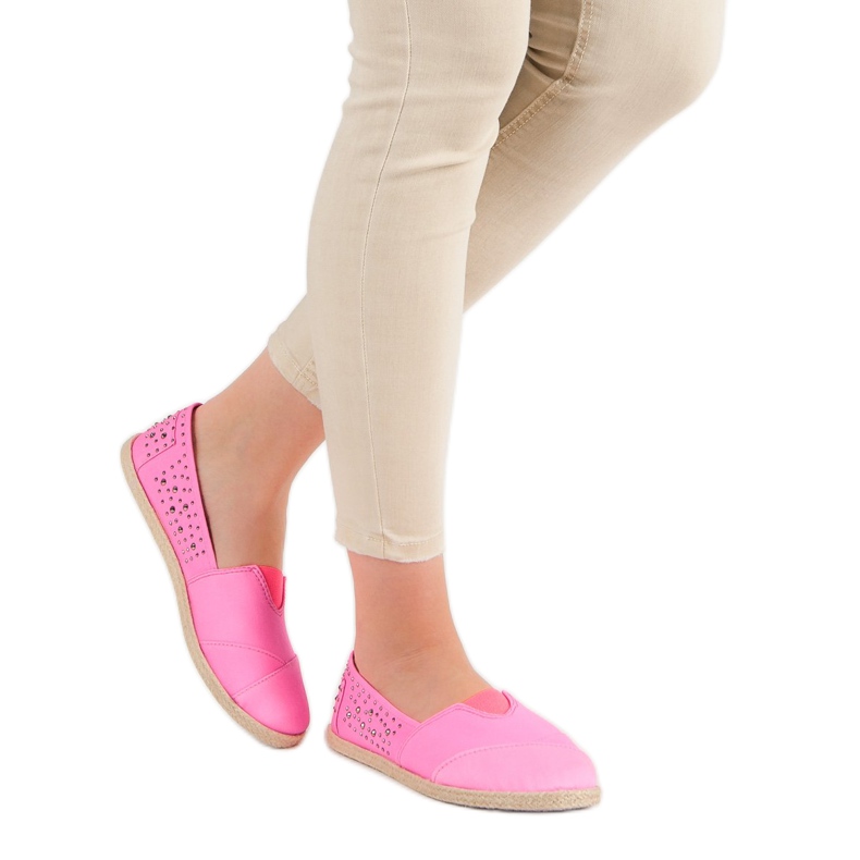 Espadrilles mit Jets rosa 2