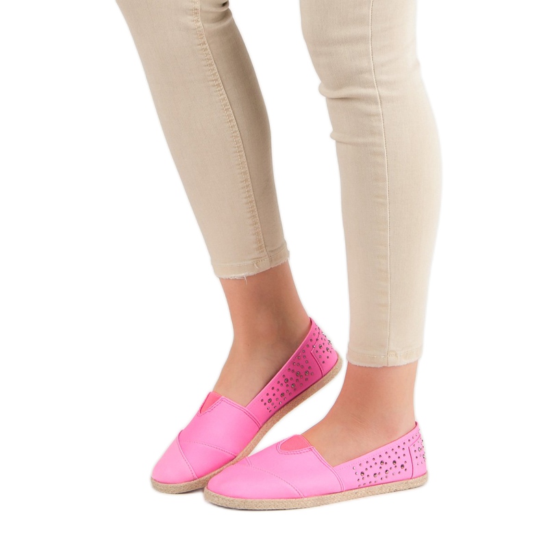 Espadrilles mit Jets rosa 1